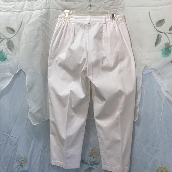 CROP COTTON WHITE BFA CLASSICS PANTS SZ 12PS - Picture 6 of 11